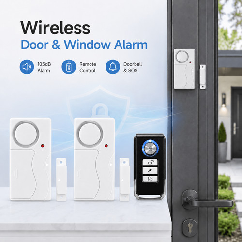 Allarme porta wireless forte